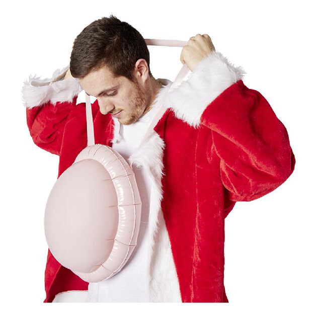 Ventre factice gonflable P&egrave;re No&euml;l