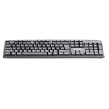 Clavier filaire noir USB 14x42cm