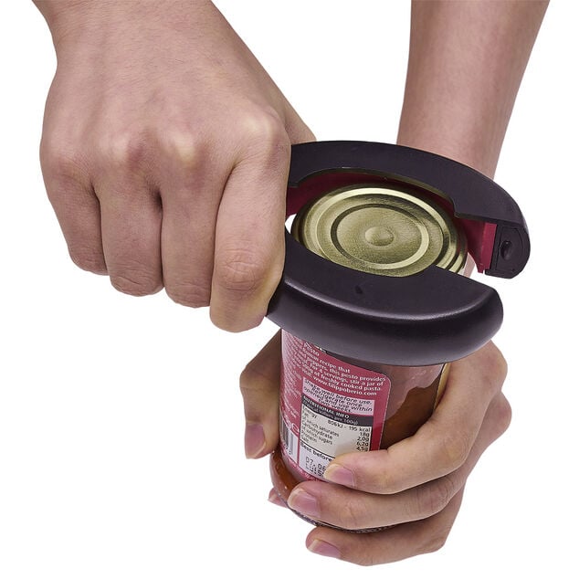 Pince multifonction 6en1 ouvre bouteille et bocal noir et rouge