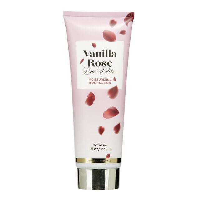 Lotion corps vanille et rose tube 230ml