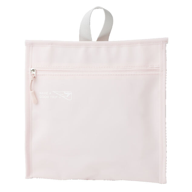 Trousse de toilette de voyage couleur pastel 24x24cm (2 modèles)