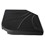 Dalle de lestage noire en b&eacute;ton 25 kg