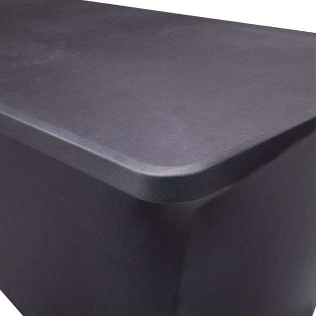 Housse de table extensible Fiesta noire 240x70xH74cm