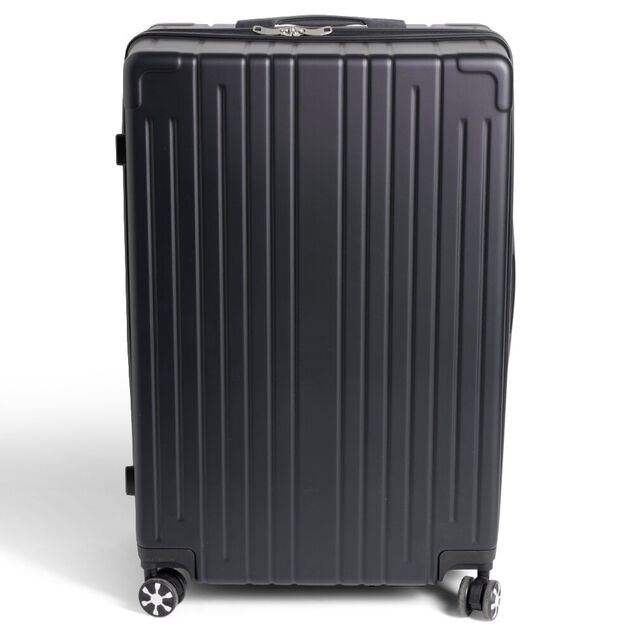 Valise cabine trolley &agrave; roulettes noir 91L grand mod&egrave;le