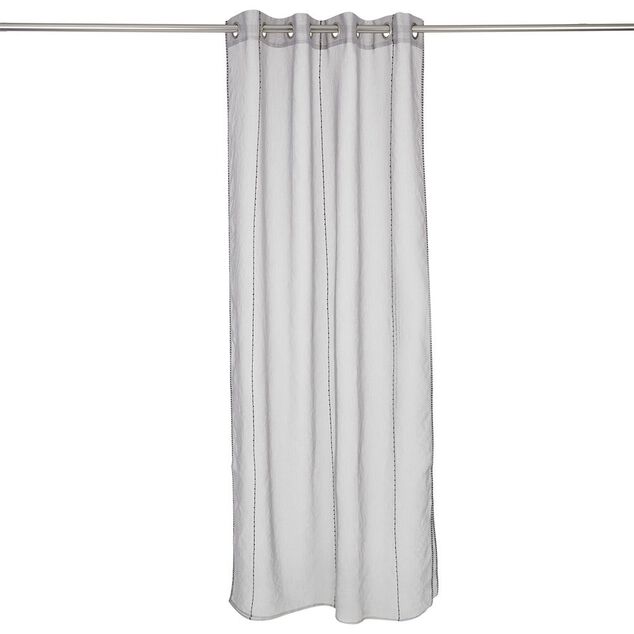 Voilage polyester 140x240cm Dolly gris