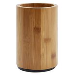 Pot &agrave; ustensiles de cuisine en bambou &Oslash;11xH16cm