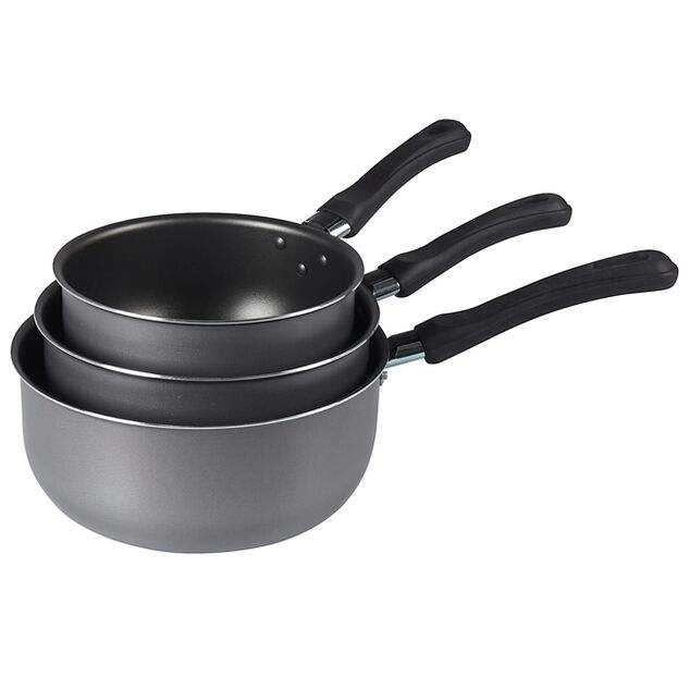 Casserole aluminium x3