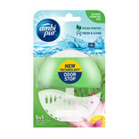 Bloc WC Ambi Pur 5 en 1 parfum bambou et lotus - 55 ml