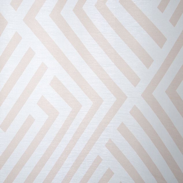 Rideau voilage &agrave; oeillets 140x240cm polyester imprim&eacute; rayures