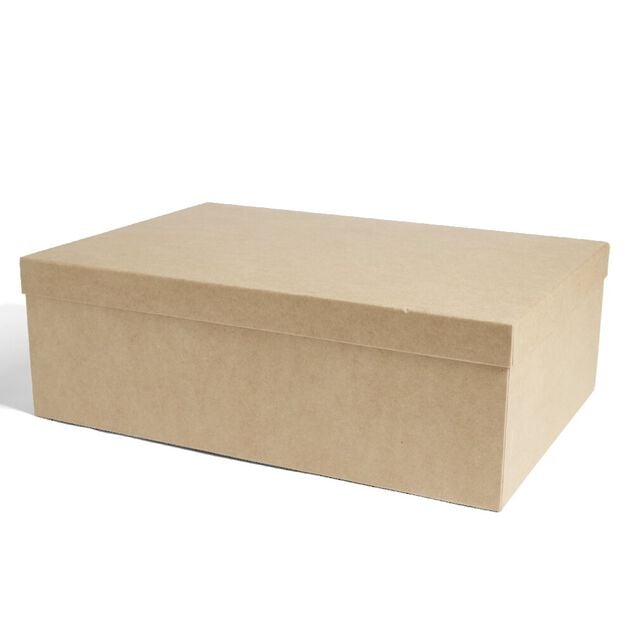 Bo&icirc;te papier beige 44x31x15cm