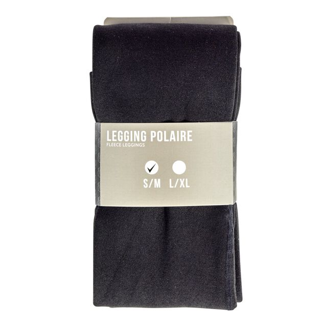 Legging polaire noir S/M ou L/XL