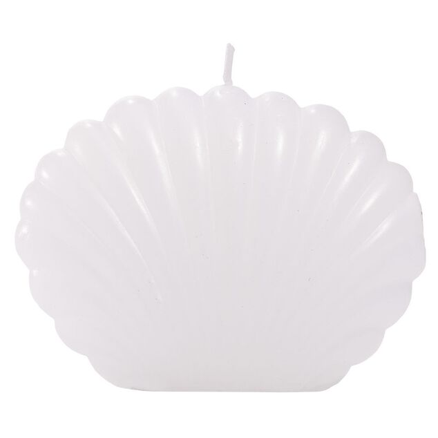 Bougie coquillage petit modèle 8,7x4,5xH6cm