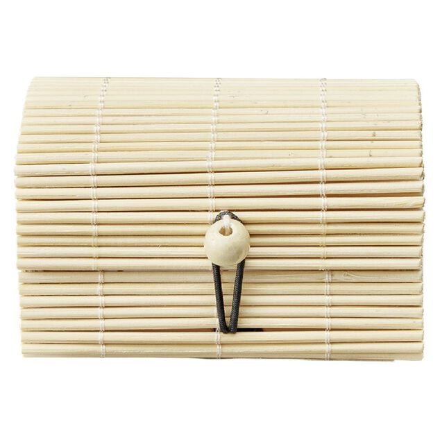 Bo&icirc;te en bambou L9x6xH9cm