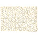 Set de table rectangulaire filaire beige