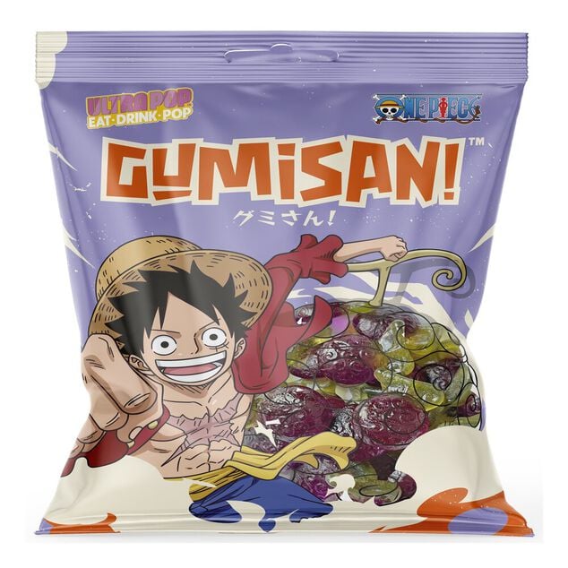 Bonbons Gumisan One Piece fruit du d&eacute;mon go&ucirc;t raisin 180gr