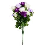 Bouquet de roses artificielles 18 tiges H60cm - 2 mod&egrave;les