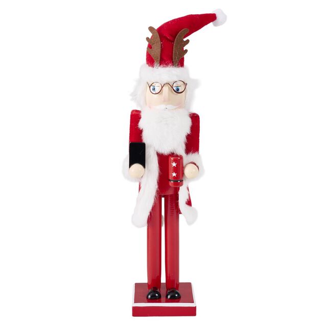 Soldat casse noisette &agrave; poser en bois H38cm (4 mod&egrave;les)