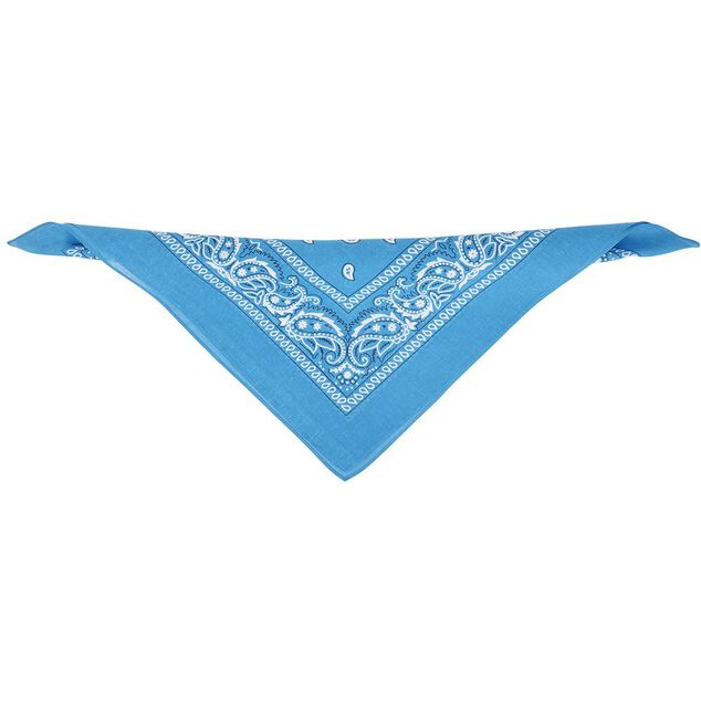 Bandana motif paisley coloré 100% coton 53x53cm