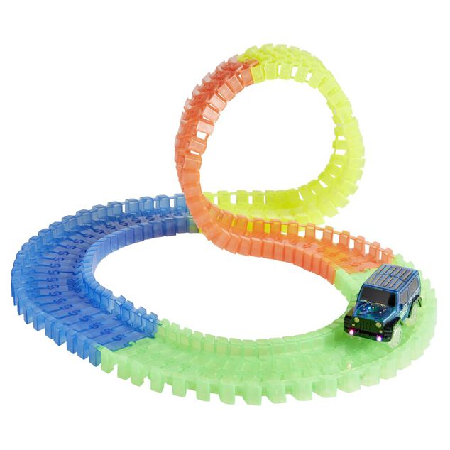 Circuit lumineux 100 rails flexibles