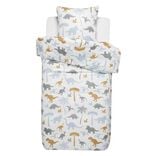 Parure de lit 1 personne avec taie d'oreiller