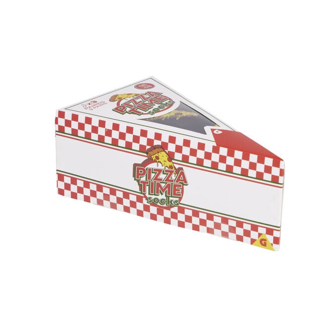 Lot de 3 paires de chaussettes mixtes design pizza 39/42