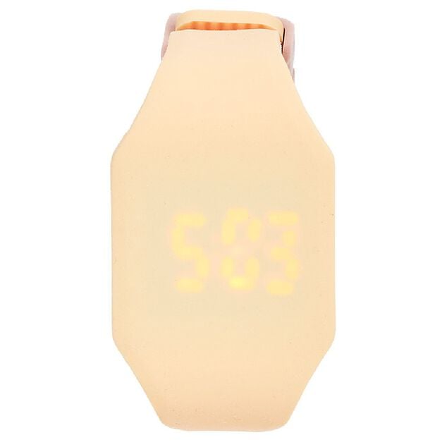Montre led chiffres invisibles en silicone