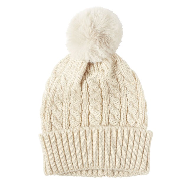 Bonnet &agrave; pompon laine Mohair