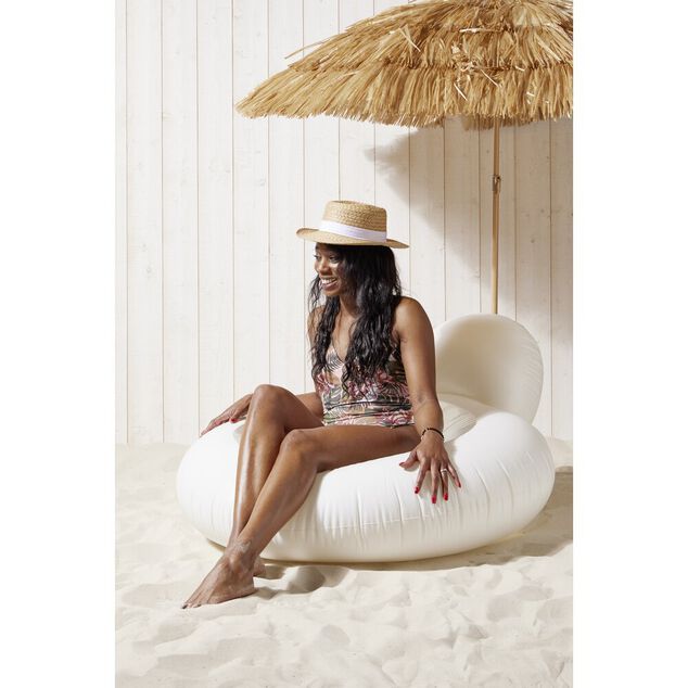 Fauteuil gonflable Intex 122x137cm (2 modèles blanc ou bleu)