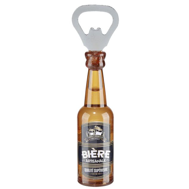 D&eacute;capsuleur figurine aimant&eacute;e design bi&egrave;re H10cm (3 mod&egrave;les)