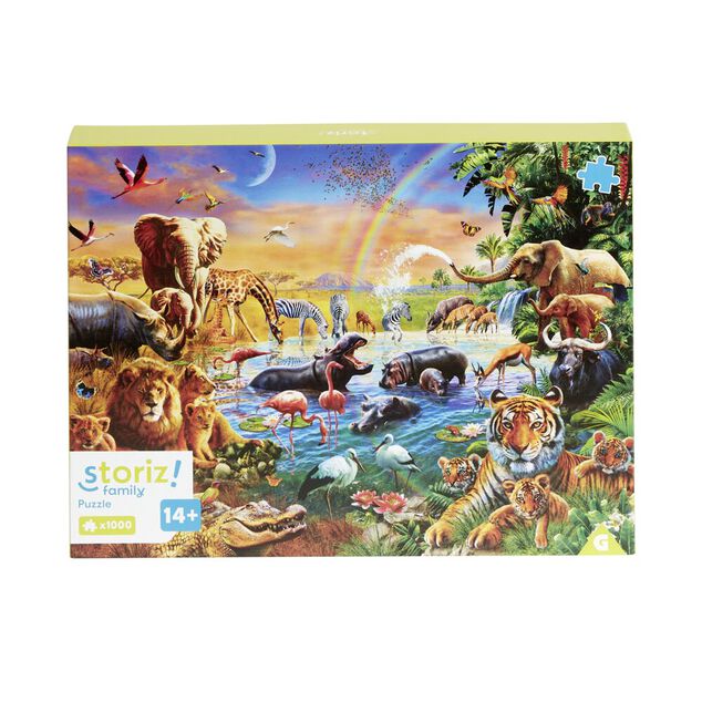 Puzzle ado 1000 pi&egrave;ces faune et flore savane