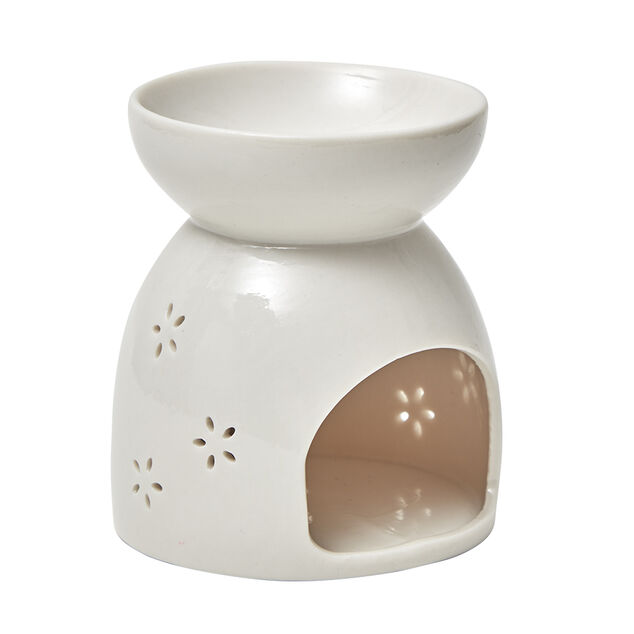 Brûle parfum céramique blanc
