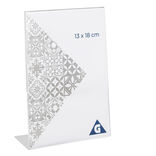 Cadre photo acrylique &agrave; poser 13x18cm