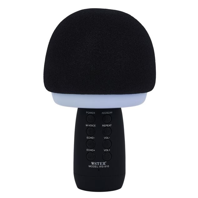 Micro karaoké et veilleuse bluetooth XL forme champignon