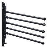 Porte serviette 5 niveaux noir