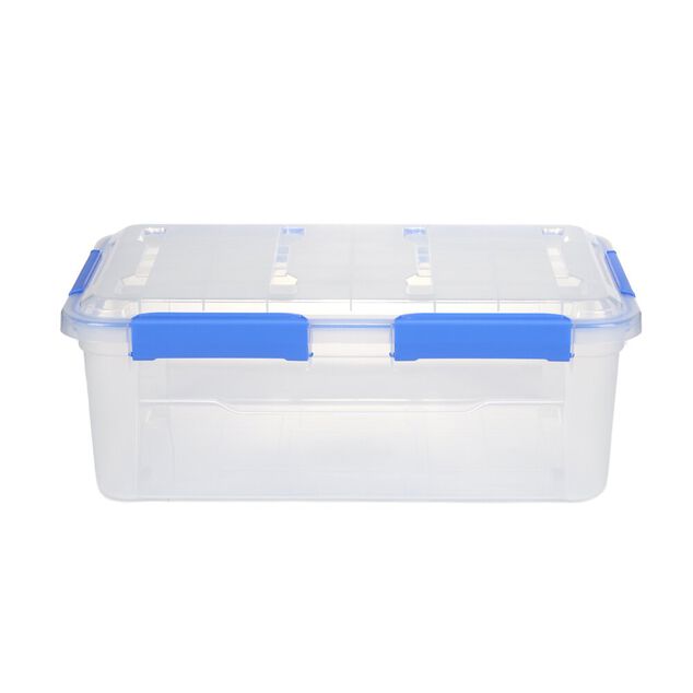 Bo&icirc;te de rangement 32L herm&eacute;tique &eacute;tanche transparente