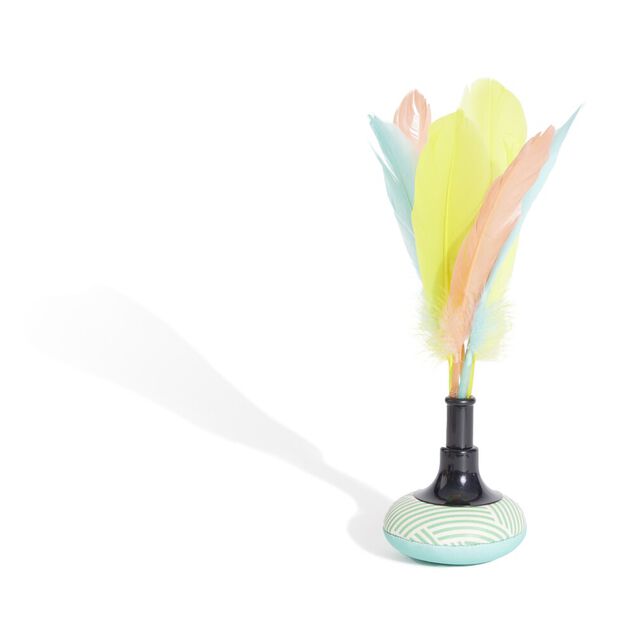 Jeu pétéca Ø7xH25cm base verte