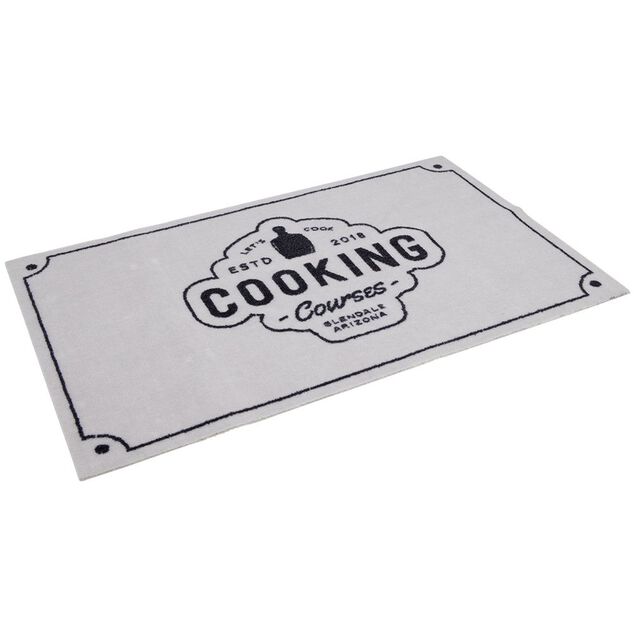 Tapis de cuisine antidérapant absorbant inscription Cooking 80x50cm