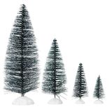 Sapin vert accessoires village de No&euml;l x21