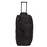 Sac de voyage trolley noir &agrave; roulettes