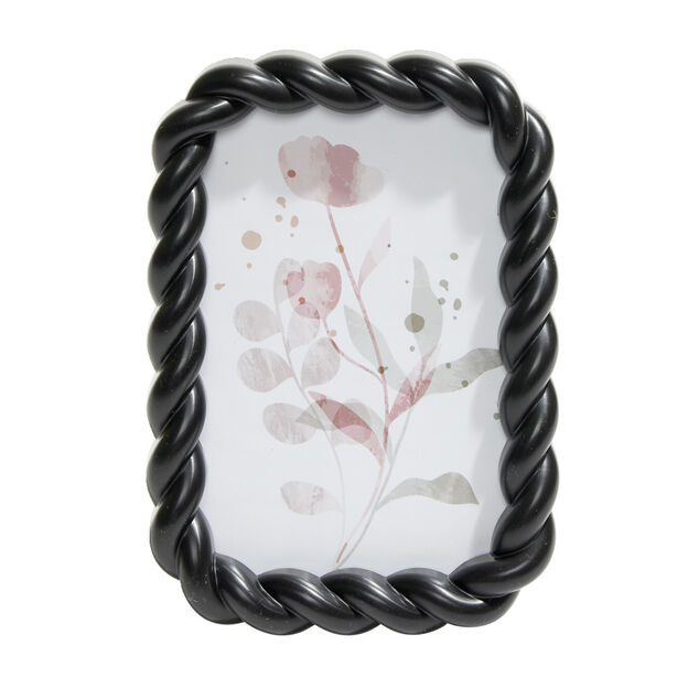 Cadre photo plastique contour torsadé 13x18cm (4 modèles)