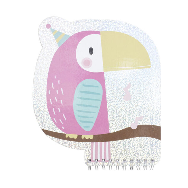 Bloc note en papier &agrave; spirale forme enfantine - 3 mod&egrave;les