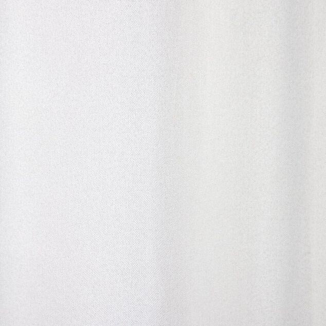 Rideau &agrave; oeillets 140x240cm polyester effet lin beige