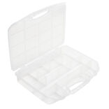 Boîte de rangement plastique 9 compartiments 28,5x36cm