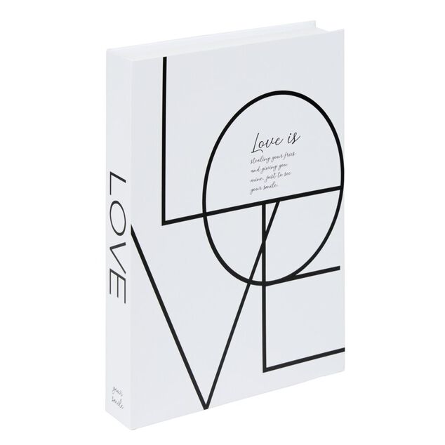 Bo&icirc;te livre d&eacute;corative grand mod&egrave;le Love Home H25cm (2 mod&egrave;les)