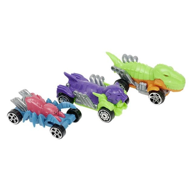 Voiture m&eacute;tal Teamsterz x3 (6 mod&egrave;les)