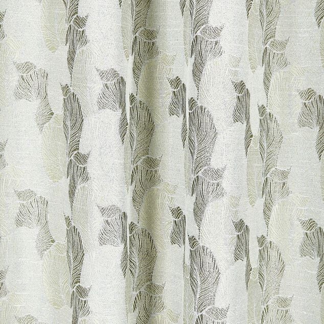 Rideau polyester 140x240cm jacquard feuilles
