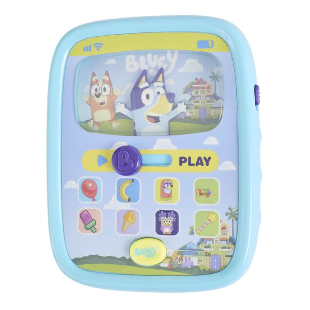Jouet b&eacute;b&eacute; int&eacute;ractif Bluey ma 1&egrave;re tablette &eacute;ducative 17x5x20cm