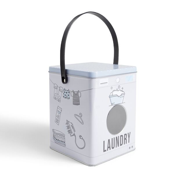 Bo&icirc;te de rangement en m&eacute;tal pour buanderie - 2 mod&egrave;les