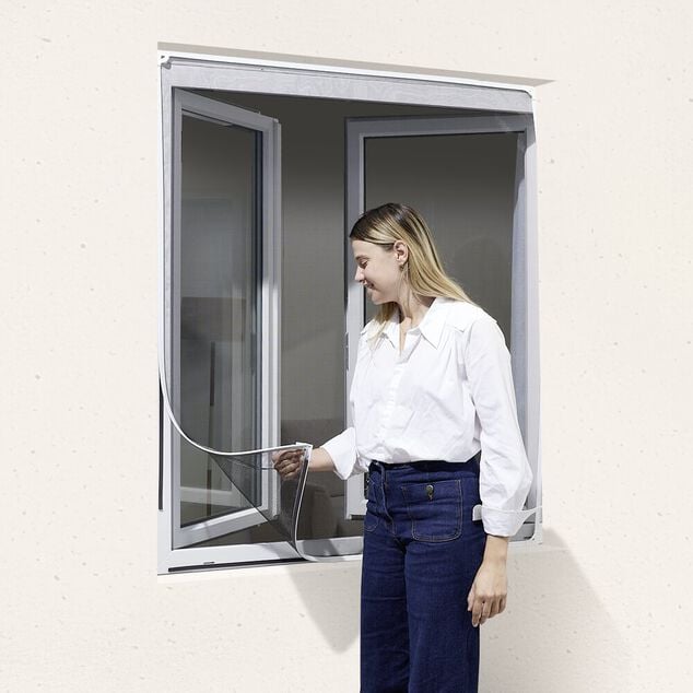 Moustiquaire fen&ecirc;tre aimant&eacute;e 110x130cm