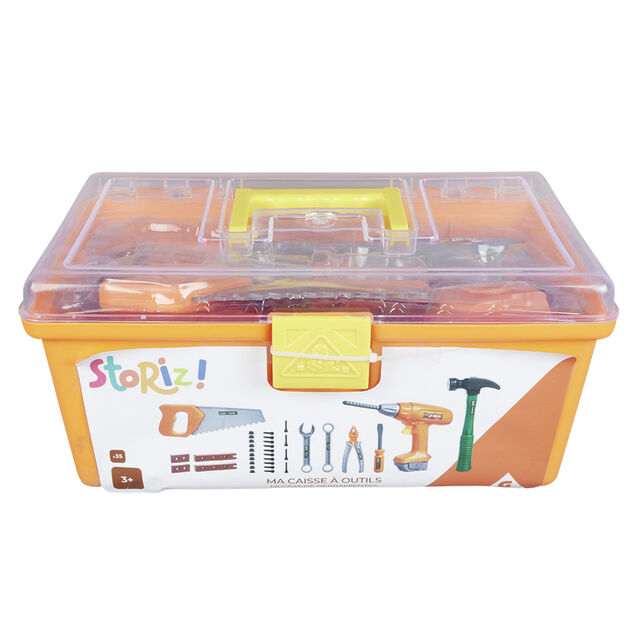 Caisse &agrave; outil en plastique 36 pi&egrave;ces